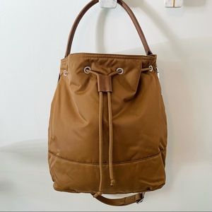 ARKET Nylon Bucket Bag Beige/Tan